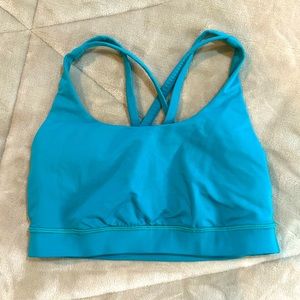 Teal size 6 lululemon sports bra